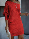 Jessica | Elegant Sequin Off-Shoulder Dress