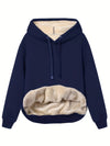 Stephanie | Cozy Sherpa-Lined Fleece Hoodie