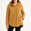 Rebecca | Elegant Button-Up Sherpa Hoodie