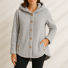 Rebecca | Elegant Button-Up Sherpa Hoodie