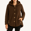 Rebecca | Elegant Button-Up Sherpa Hoodie