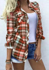 Danielle | Stylish Multicolor Plaid Blouse