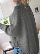 Gwendolyn | Elegant Cable-Knit Poncho Sweater - Picela
