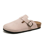 Heather | Comfortable Suede Buckle Sandals - Picela