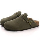Heather | Comfortable Suede Buckle Sandals - Picela