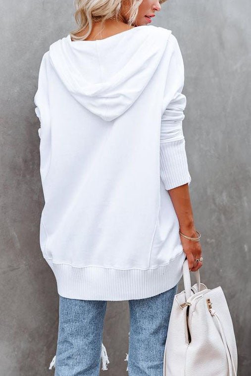 Heather | Cozy Hooded Fleece Sweater - Picela