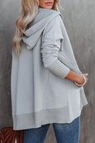 Heather | Cozy Hooded Fleece Sweater - Picela