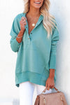 Heather | Cozy Hooded Fleece Sweater - Picela