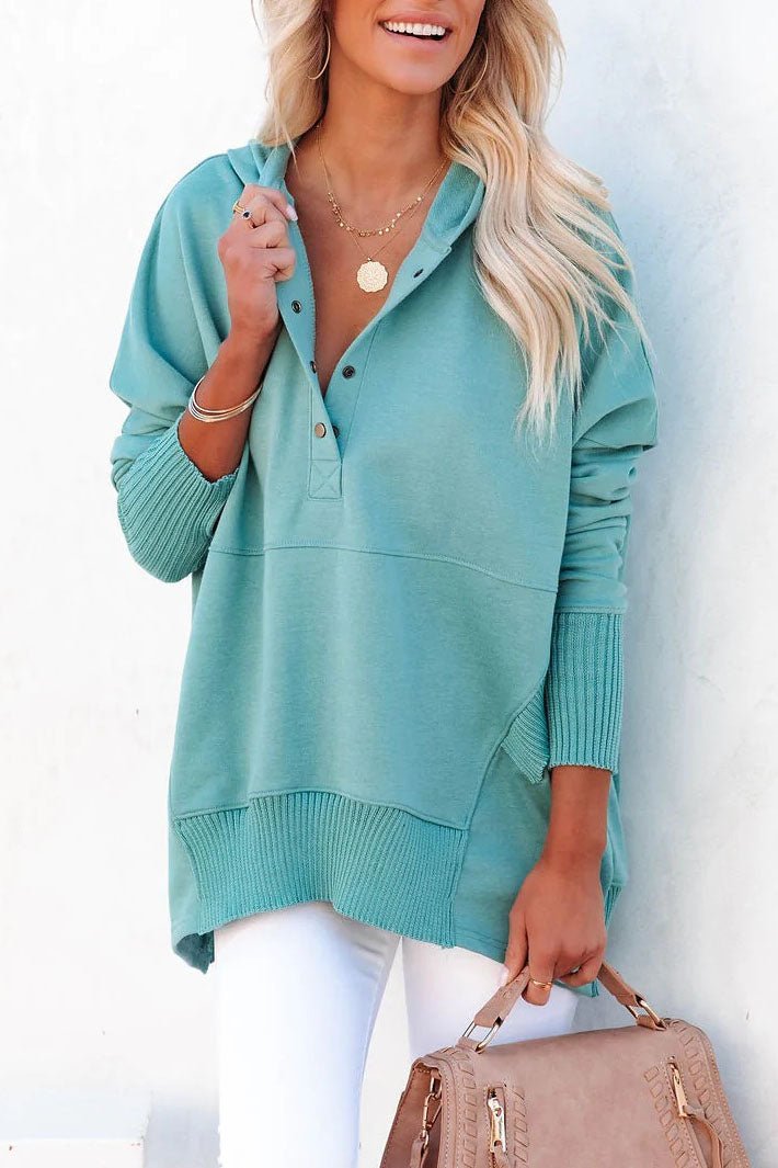 Heather | Cozy Hooded Fleece Sweater - Picela