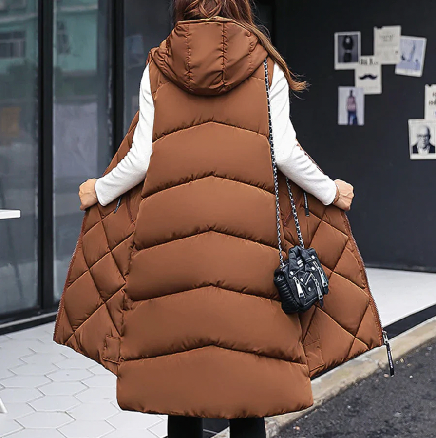 Heather | Cozy Longline Quilted Vest - Picela