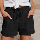 Heather | Effortless Cotton Drawstring Shorts - Picela