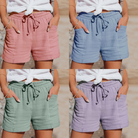 Heather | Effortless Cotton Drawstring Shorts - Picela