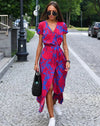Heather | Elegant Wrap Maxi Dress - Picela