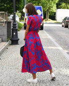Heather | Elegant Wrap Maxi Dress - Picela