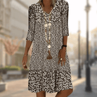 Heather | Feminine Tiered Midi Dress - Picela