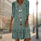 Heather | Feminine Tiered Midi Dress - Picela