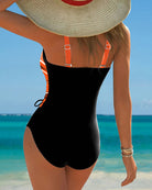 Heather | Flattering Wrap-Front Ruched Swimsuit - Picela