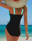 Heather | Flattering Wrap-Front Ruched Swimsuit - Picela