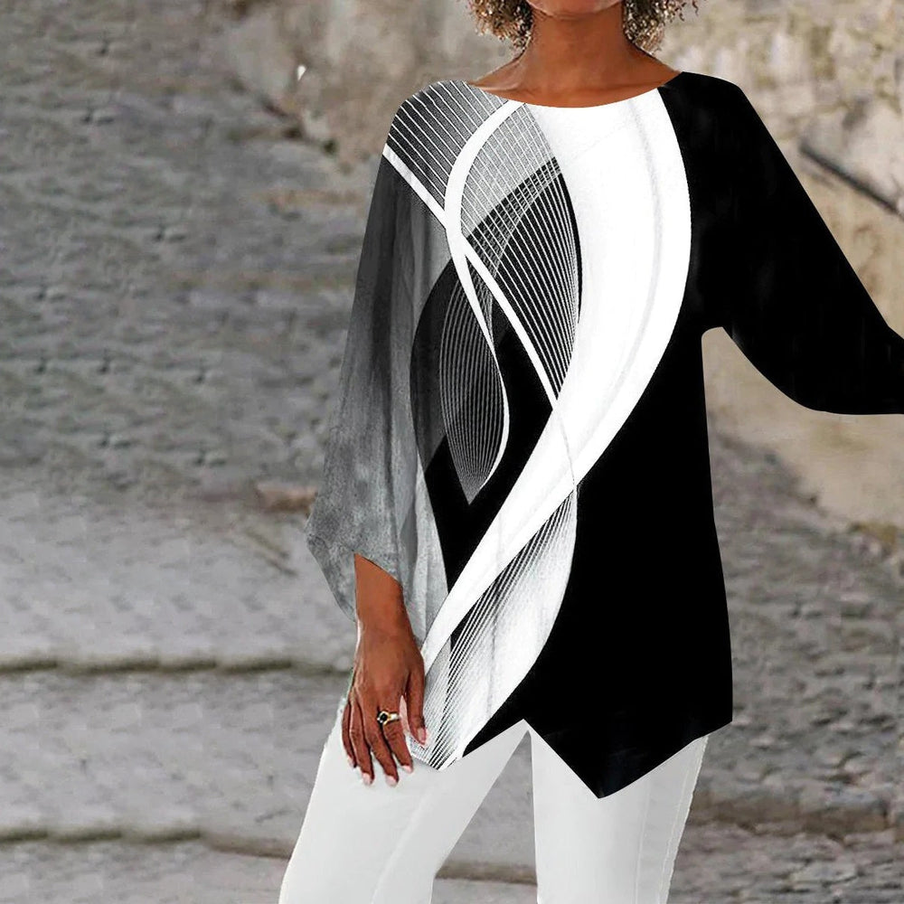 Heather | Stylish Abstract Tunic - Picela