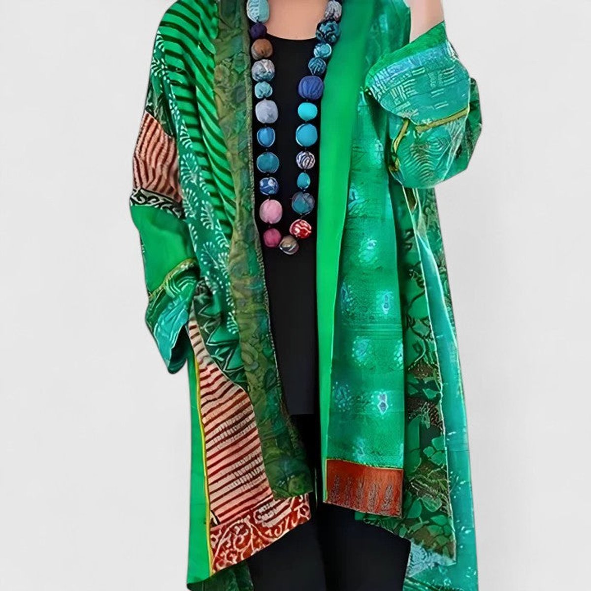 Heather | Stylish Boho Patchwork Cardigan - Picela