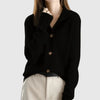 Samantha | Elegant Collared Button-Up Cardigan