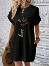Kelly | Casual Graphic Mini Dress