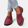 Emily | Classic Suede Penny Flats