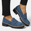 Emily | Classic Suede Penny Flats