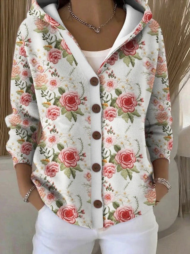 Jenna | Stylish Hooded Cardigan - Picela