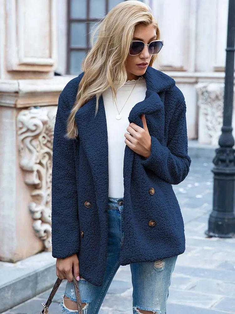 Jennifer | Cozy Teddy Fleece Coat - Picela