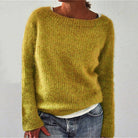Jennifer | Elegant Boat-Neck Knit Sweater - Picela