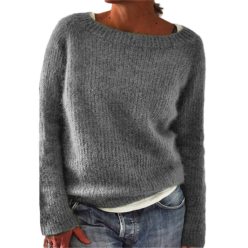 Jennifer | Elegant Boat-Neck Knit Sweater - Picela