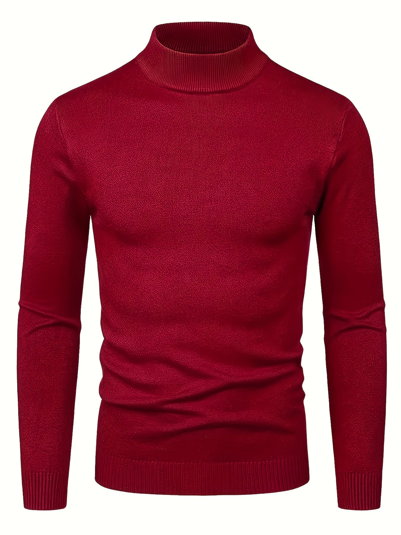 Jennifer | Elegant Mock-Neck Knit Sweater - Picela
