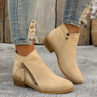 Jennifer | Elegant Suede Ankle Boots - Picela