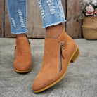 Jennifer | Elegant Suede Ankle Boots - Picela