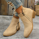Jennifer | Elegant Suede Ankle Boots - Picela