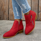 Jennifer | Elegant Suede Ankle Boots - Picela