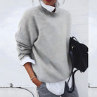 Jessica | Elegant Classic Crewneck Sweater - Picela
