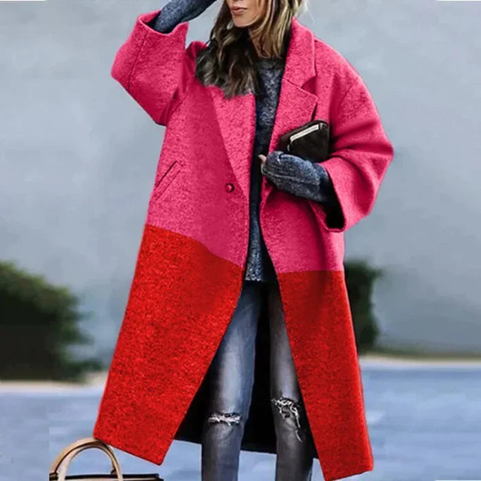 Jessica | Elegant Wool Longline Coat - Picela