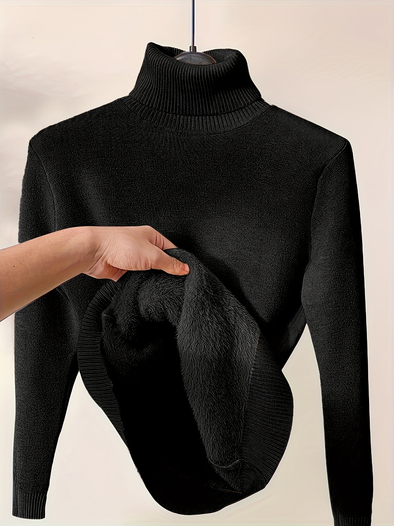 Jessica | Soft Fleece-Lined Turtleneck Sweater - Picela