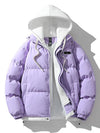 Samantha | Stylish Contrast-Hood Puffer Jacket