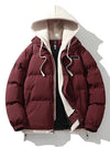 Samantha | Stylish Contrast-Hood Puffer Jacket