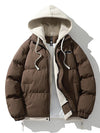 Samantha | Stylish Contrast-Hood Puffer Jacket