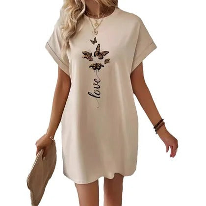 Kelly | Casual Graphic Mini Dress - Picela
