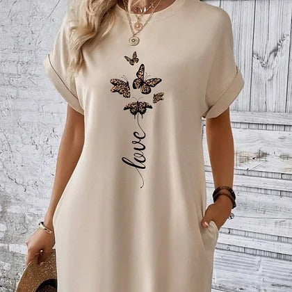 Kelly | Casual Graphic Mini Dress - Picela