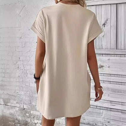 Kelly | Casual Graphic Mini Dress - Picela