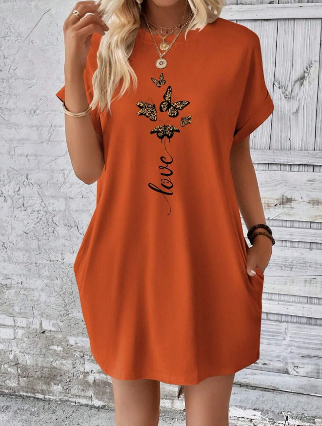 Kelly | Casual Graphic Mini Dress - Picela