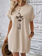 Kelly | Casual Graphic Mini Dress - Picela