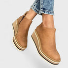Kelly | Elegant Leather Platform Boots - Picela