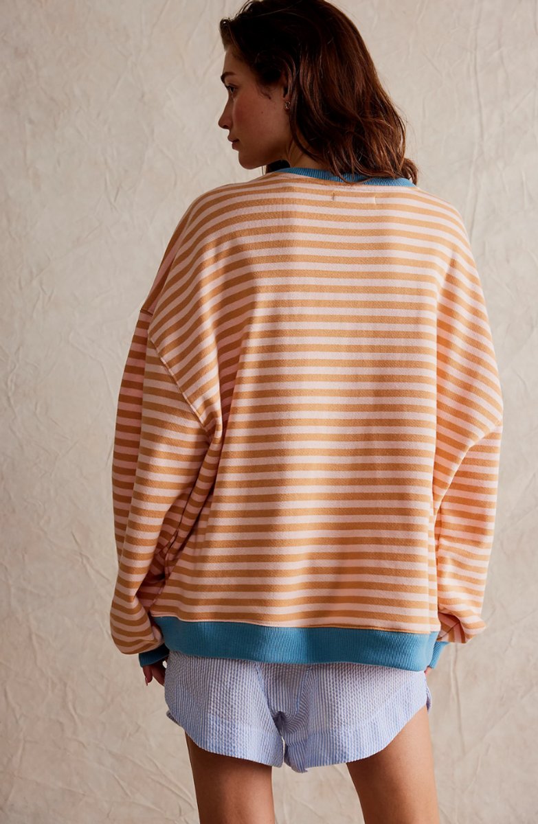Kimberly | Classic Striped Oversized Sweater - Picela